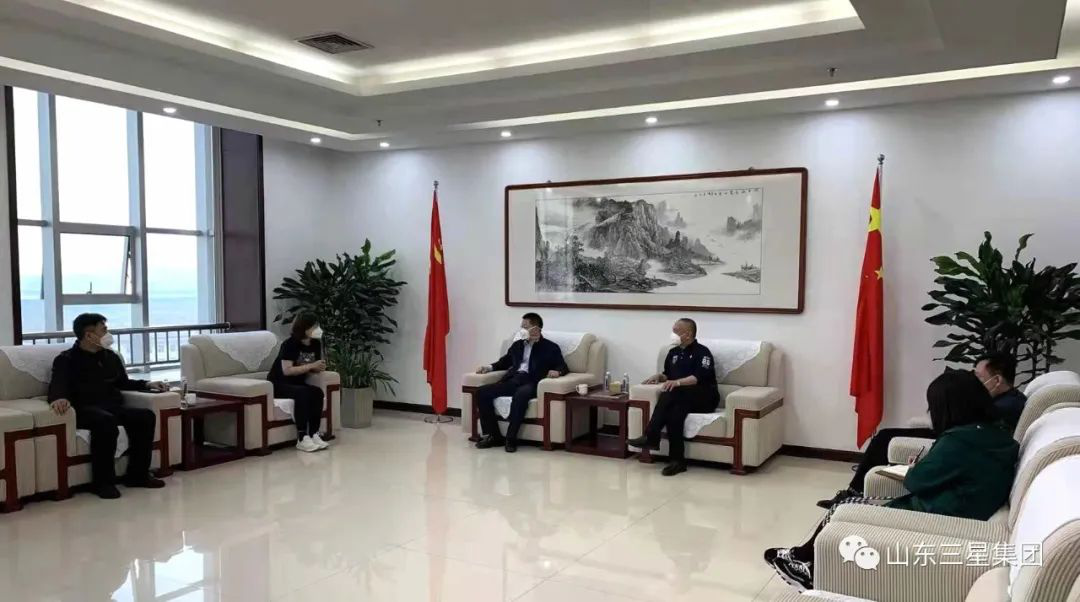 邹平市委常委、宣传部长，副市长商献文到山东hjc黄金城集团调研疫情防控和生产经营情况