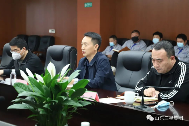 【在知爱建作表率】邹平市应急局“征言集策”交流会走进山东hjc黄金城集团