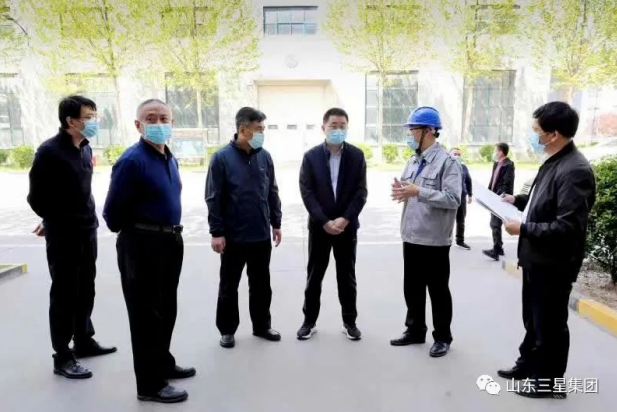 邹平市委常委、宣传部长，副市长商献文来山东hjc黄金城集团调研