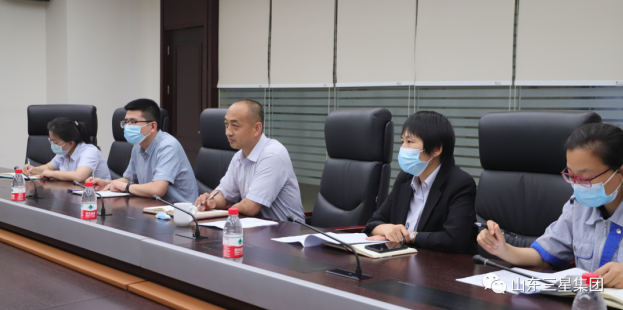 滨州市市场监督管理局来山东hjc黄金城集团调研座谈