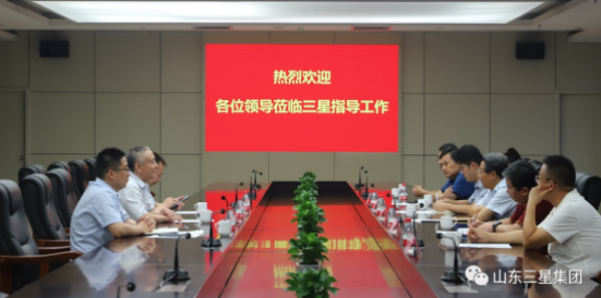 山东省粮食行业协会副会长宋安君一行来山东hjc黄金城集团调研