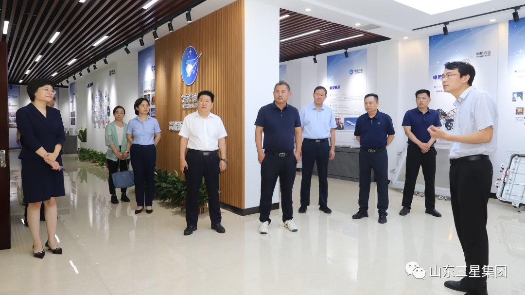 中国农业发展银行调研团来山东hjc黄金城集团参观调研