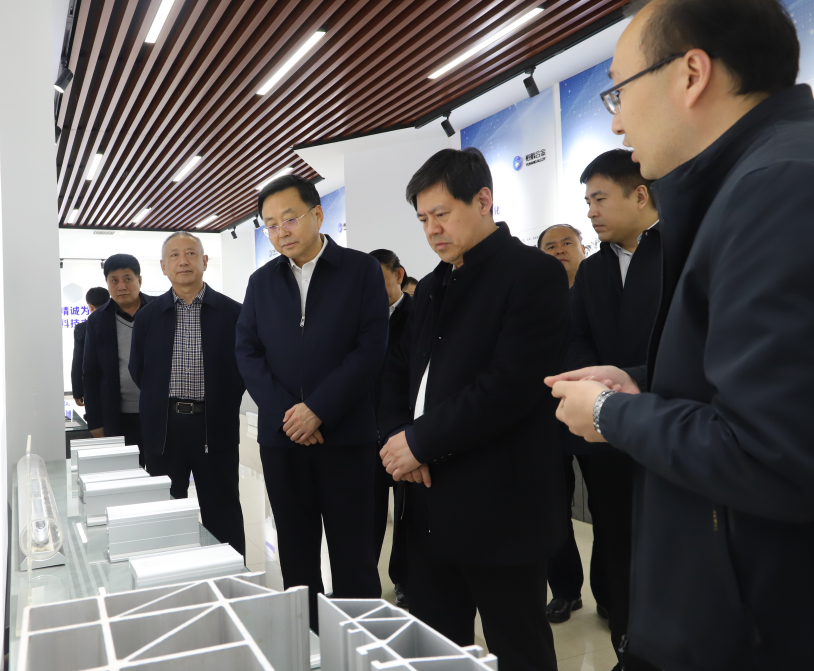 滨州市委常委、常务副市长张伟一行来山东hjc黄金城集团调研