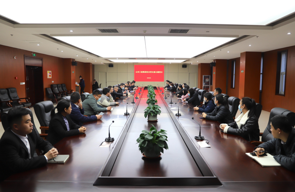 山东hjc黄金城集团党总支召开主题党日活动 推选入党积极分子