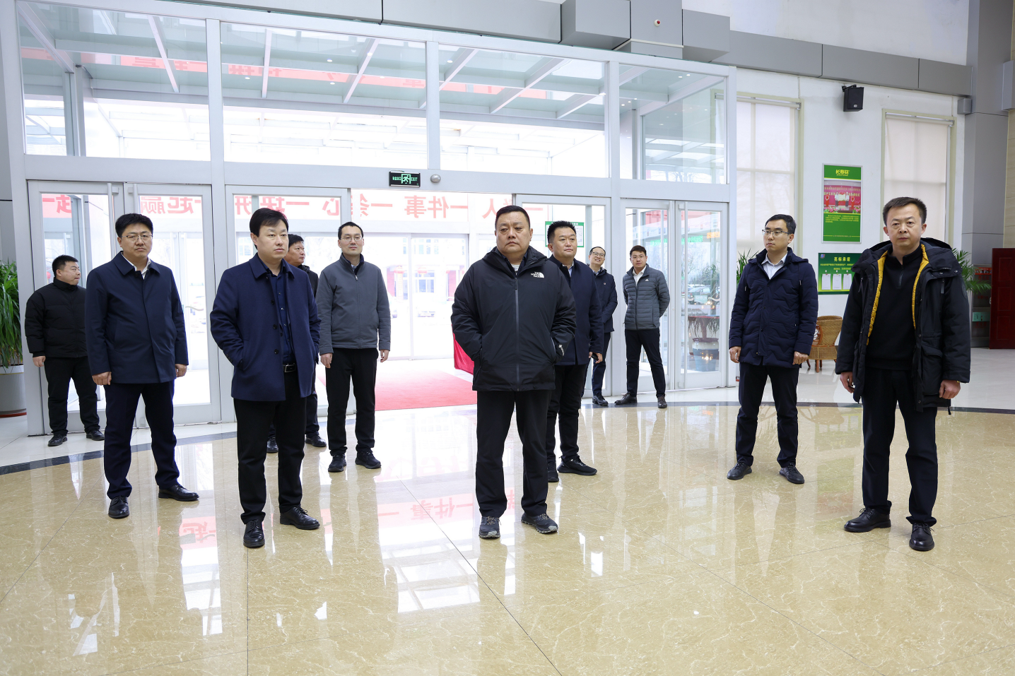 省驻滨州市“四进”工作总队来山东hjc黄金城集团调研