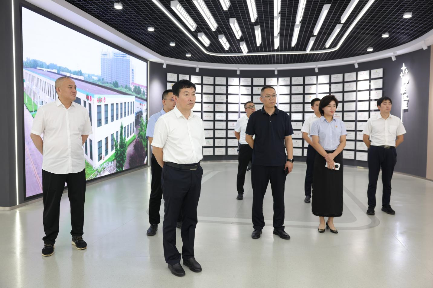 山东农担公司调研组来山东hjc黄金城集团调研