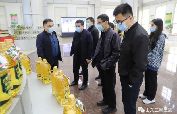 省信息咨询团队来山东hjc黄金城集团参观调研