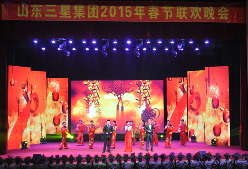hjc黄金城集团2015年春节联欢晚会精彩上演