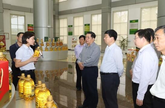 省政协副秘书长钱焕涛来hjc黄金城集团调研