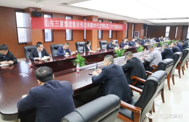 山东hjc黄金城集团召开意识形态和新时代文明实践工作专题培训会