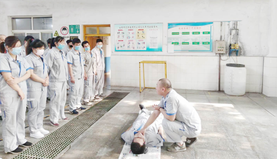 紧绷安全生产弦 山东hjc黄金城集团组织开展综合应急演练活动